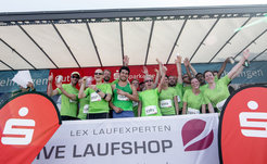 Victory ceremony: the MPI team acquired the second place by running the After-Work-Run I
