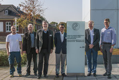 The first annual retreat of the Max Planck-GIBH Joint Center for Regenerative Biomedicine:Group photo of the Max Planck Center's officials: Ralf Jauch and Thomas Rauen (Deputies to Co-Directors), Hans Schöler and Duanqing Pei (Co-Directors), Thomas Braun and Werner Seeger (Associated Directors; from left)Photo taken on October 16, 2017